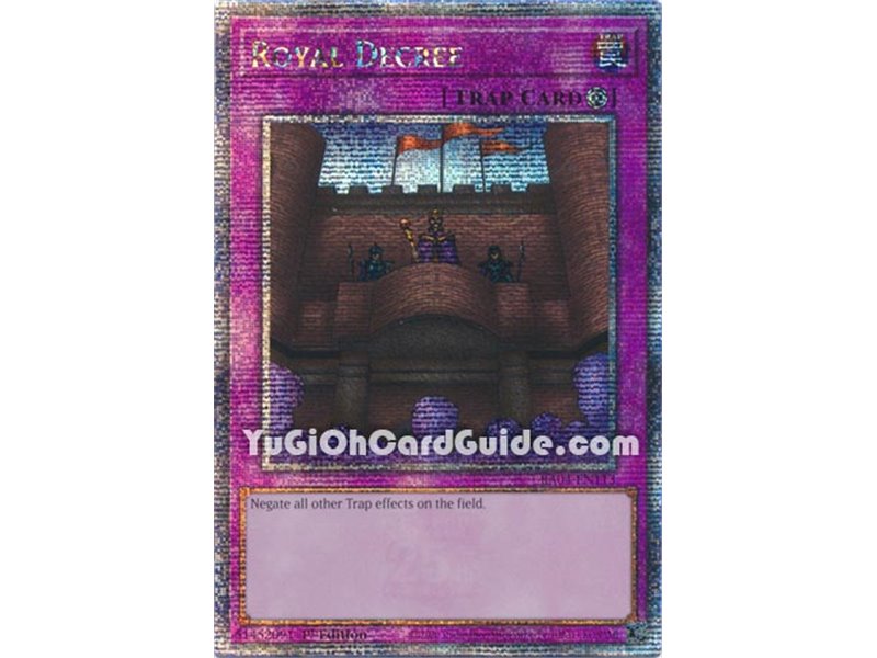 Royal Decree (Quarter Century Secret Rare)