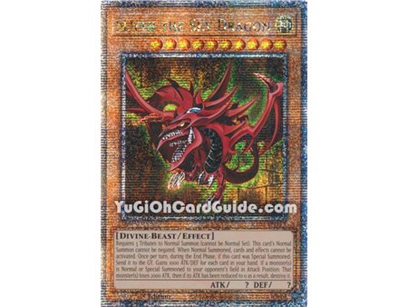 Slifer the Sky Dragon (Quarter Century Secret Rare)