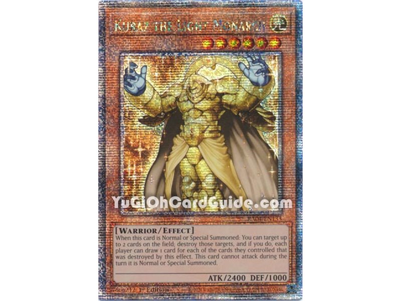 Kuraz the Light Monarch (Quarter Century Secret Rare)