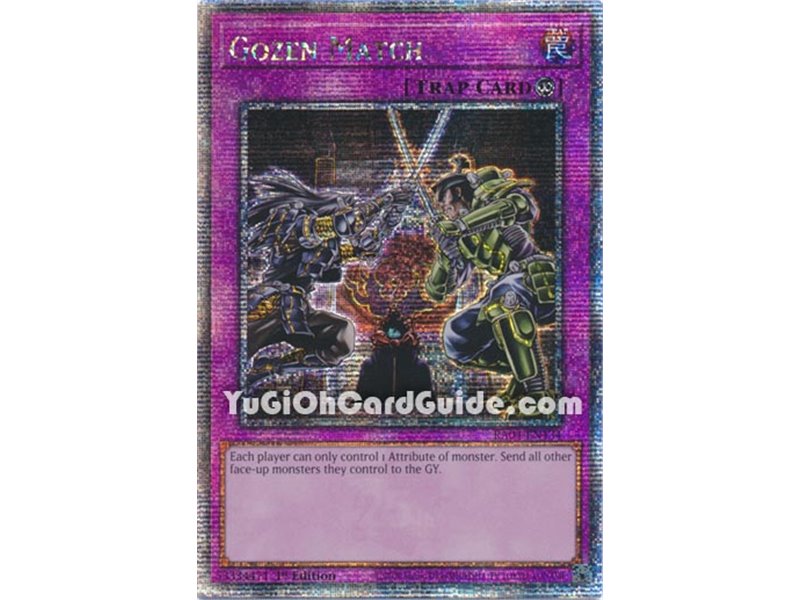 Gozen Match (Platinum Secret Rare)
