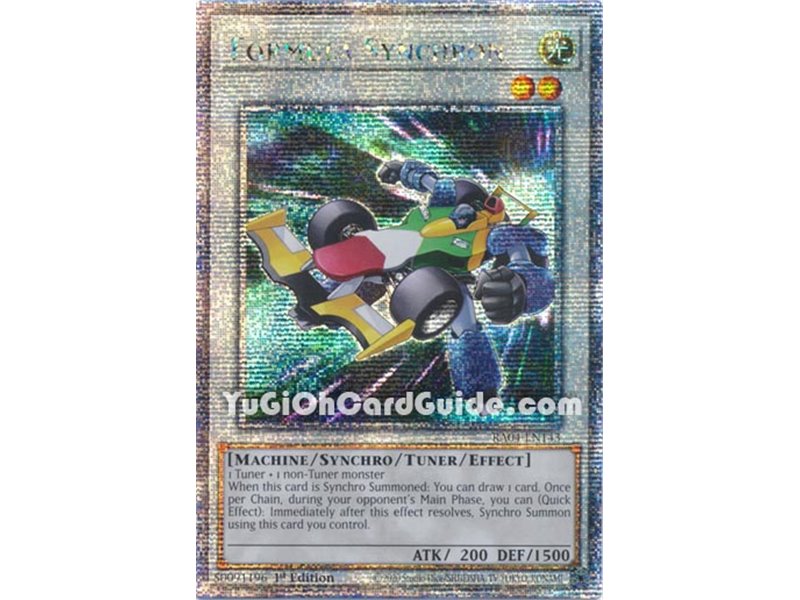 Formula Synchron (Platinum Secret Rare)