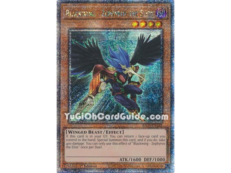 Blackwing - Zephyros the Elite (Quarter Century Secret Rare)