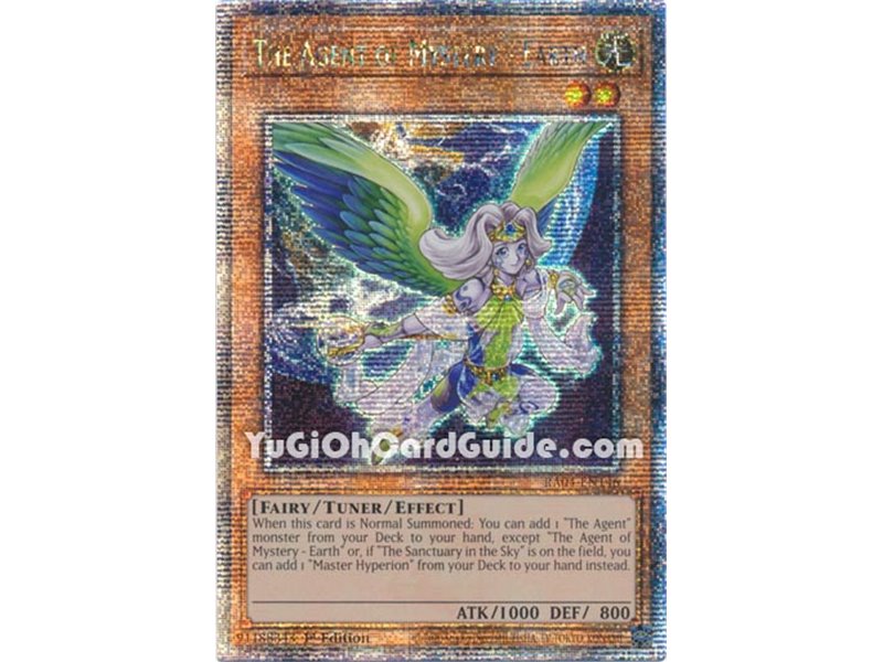 The Agent of Mystery - Earth (Platinum Secret Rare)