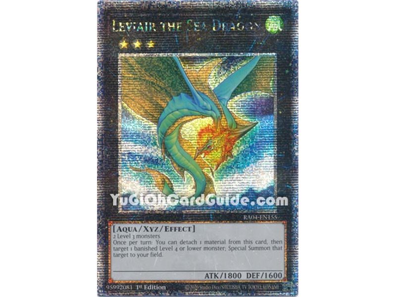 Leviair the Sea Dragon (Quarter Century Secret Rare)