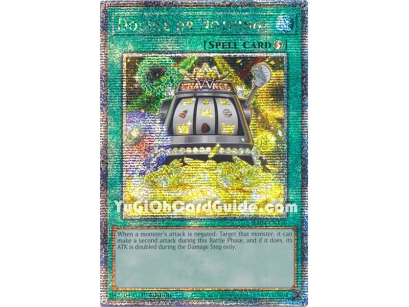 Double or Nothing! (Quarter Century Secret Rare)