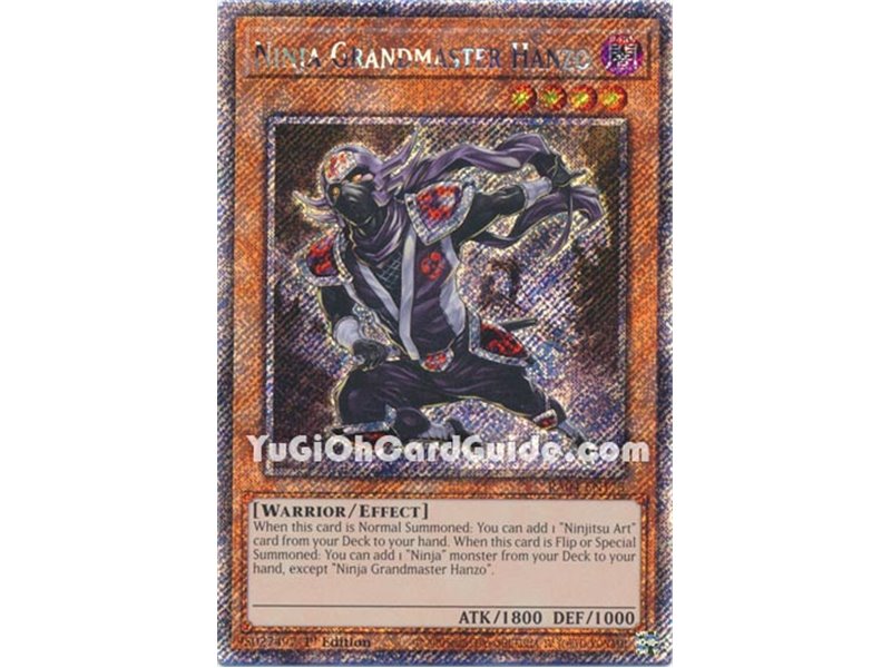 Ninja Grandmaster Hanzo (Platinum Secret Rare)