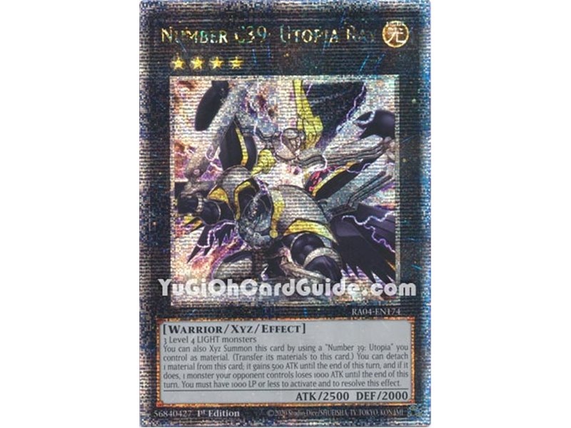 Number C39: Utopia Ray (Quarter Century Secret Rare)