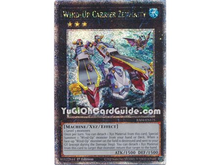 Wind-Up Carrier Zenmaity (Quarter Century Secret Rare)