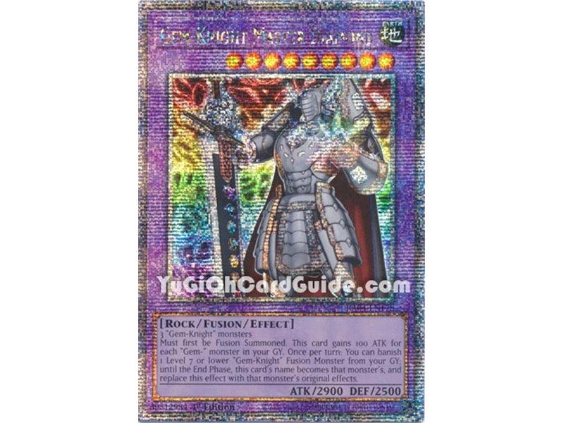 Gem-Knight Master Diamond (Quarter Century Secret Rare)