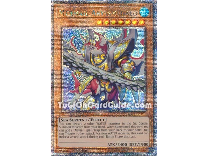 Mermail Abyssmegalo (Quarter Century Secret Rare)