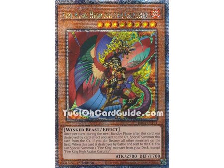 Fire King High Avatar Garunix (Platinum Secret Rare)