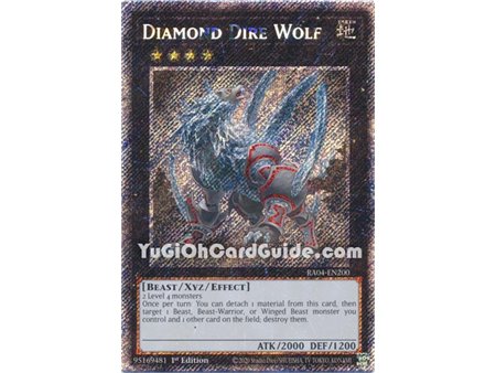 Diamond Dire Wolf (Quarter Century Secret Rare)