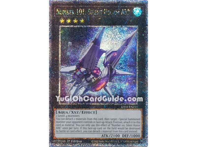 Number 101: Silent Honor ARK (Quarter Century Secret Rare)