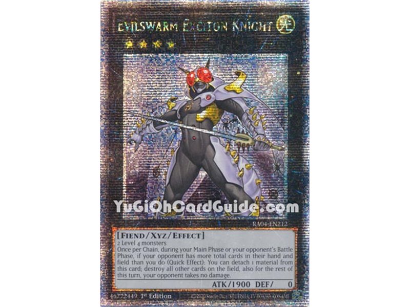 Evilswarm Exciton Knight (Platinum Secret Rare)
