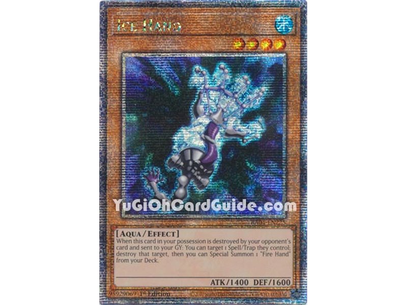 Ice Hand (Platinum Secret Rare)