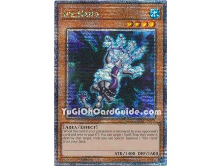 Ice Hand (Quarter Century Secret Rare)