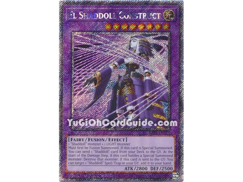 El Shaddoll Construct (Alternate Artwork) (Quarter Century Secret Rare)