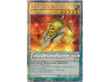 Qliphort Scout (Quarter Century Secret Rare)