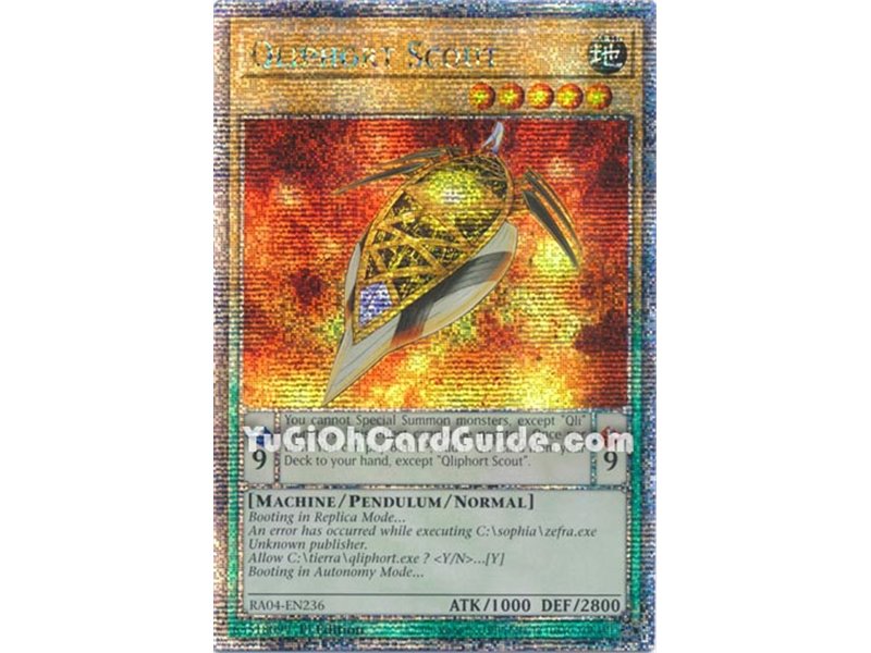 Qliphort Scout (Quarter Century Secret Rare)