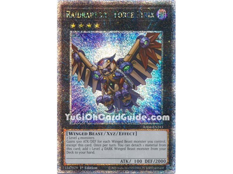Raidraptor - Force Strix (Platinum Secret Rare)