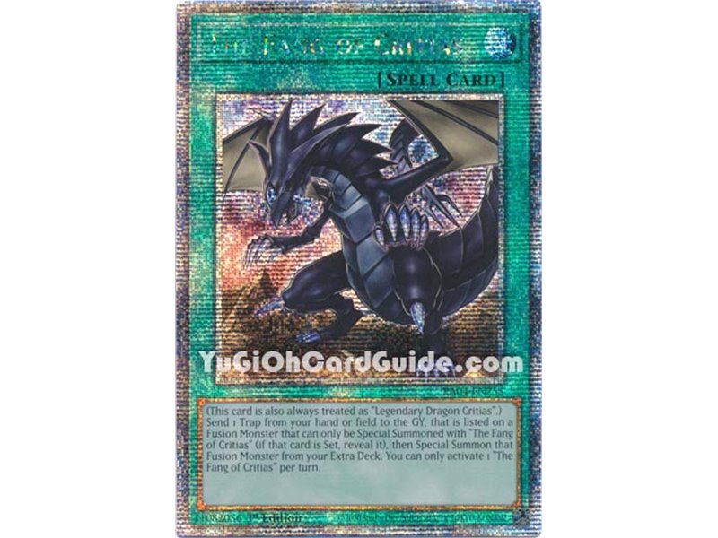 The Fang of Critias (Quarter Century Secret Rare)