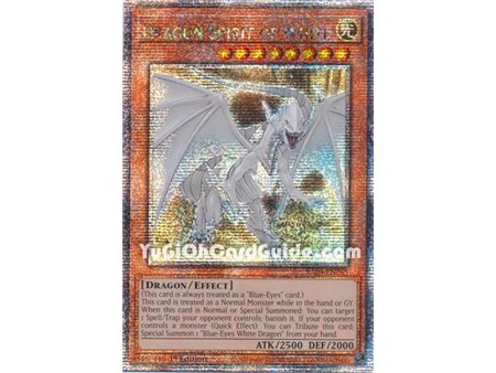 Dragon Spirit of White (Quarter Century Secret Rare)