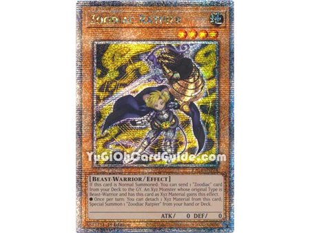 Zoodiac Ratpier (Quarter Century Secret Rare)