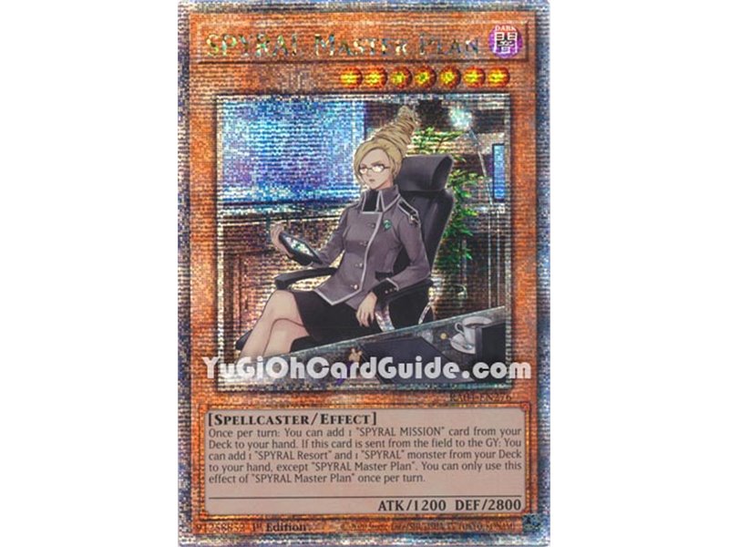 SPYRAL Master Plan (Quarter Century Secret Rare)