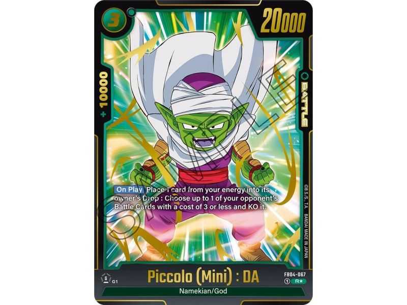 Piccolo (Mini) : DA (Rare) (Alternate Art) – FB04 Ultra Limit | Carta DRAGON BALL en México
