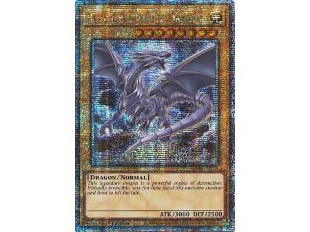 Blue-Eyes White Dragon (8th Artwork) (Platinum Secret Rare) – YGO Quarter Century Stampede | Carta YUGIOH en México