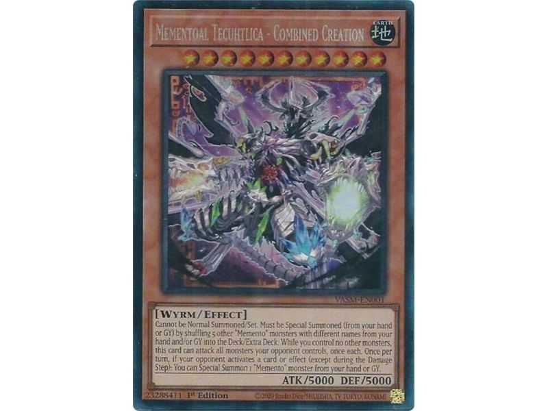 Mementoal Tecuhtlica - Combined Creation (Collector Rare) – Valiant Smashers | Carta YUGIOH en México