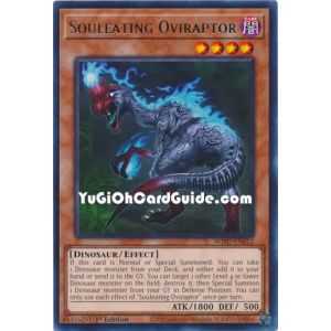 Souleating Oviraptor (Collector Rare) – Wild Survivors | Carta YUGIOH en México