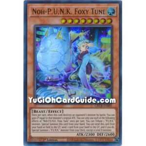 Noh-P.U.N.K. Foxy Tune (Collector's Rare) – The Grand Creators | Carta YUGIOH en México