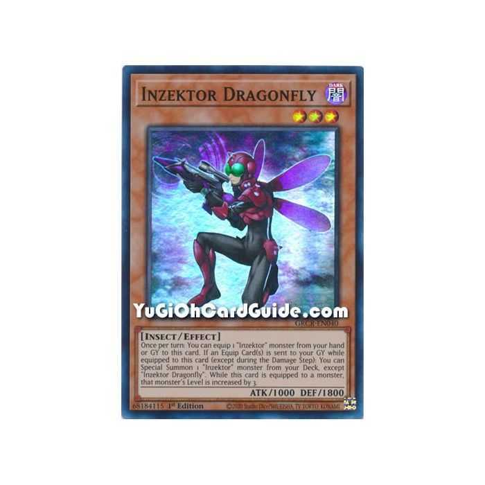 Inzektor Dragonfly (Collector's Rare) – The Grand Creators | Carta YUGIOH en México