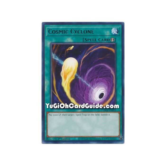 Cosmic Cyclone (Collector's Rare) – Tactical Masters | Carta YUGIOH en México