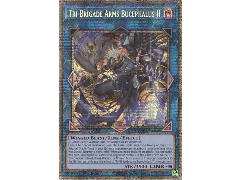 Tri-Brigade Arms Bucephalus II (Starlight Rare) – Photon Hipernova | Carta YUGIOH en México