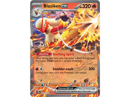 Blaziken ex (Double Rare) 