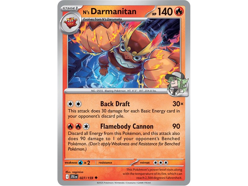 N's Darmanitan (Uncommon)