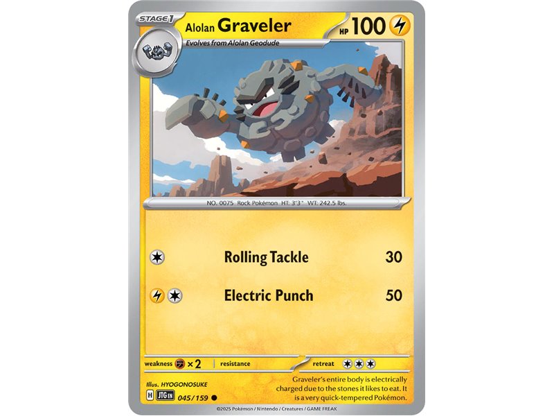 Alolan Graveler (Common/Reverse Holofoil)