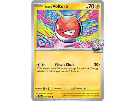 Iono's Voltorb (Common/Reverse Holofoil)