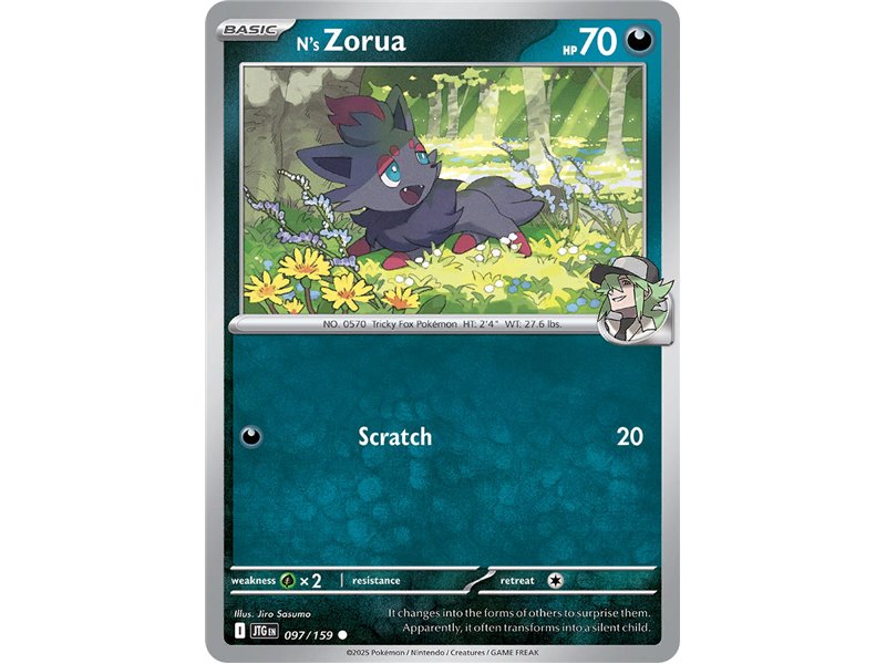 N's Zorua (Common/Reverse Holofoil)
