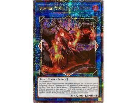 Promethean Princess, Bestower of Flames (Quarter Century Secret Rare) – Phantom Nightmare | Carta YUGIOH en México