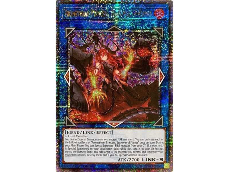 Promethean Princess, Bestower of Flames (Quarter Century Secret Rare) – Phantom Nightmare | Carta YUGIOH en México