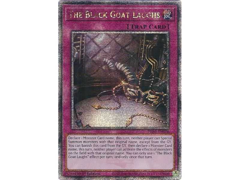 The Black Goat Laughs (Quarter Century Secret Rare) – Phantom Nightmare | Carta YUGIOH en México