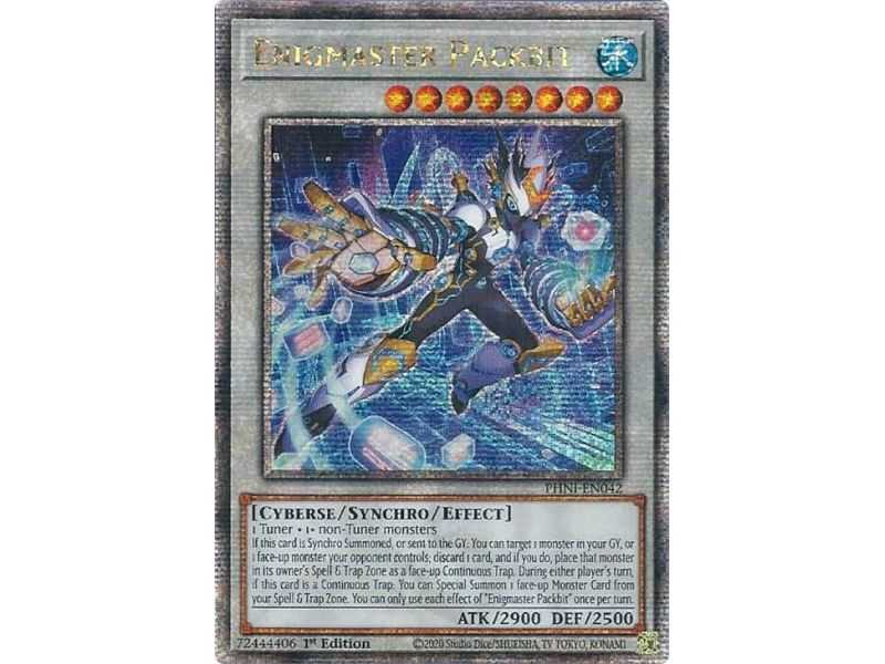 Enigmaster Packbit (Quarter Century Secret Rare) – Phantom Nightmare | Carta YUGIOH en México