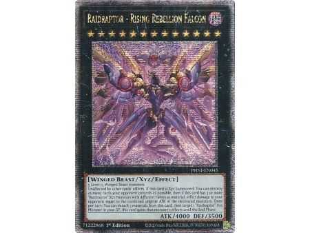 Raidraptor - Rising Rebellion Falcon (Quarter Century Secret Rare) – Phantom Nightmare | Carta YUGIOH en México