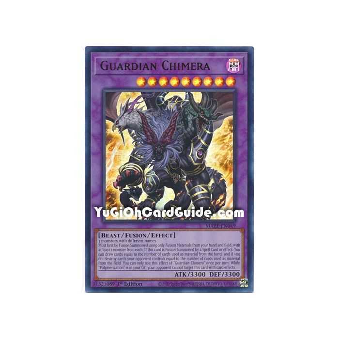 Guardian Chimera (Collector's Rare) – Maze of Memories | Carta YUGIOH en México