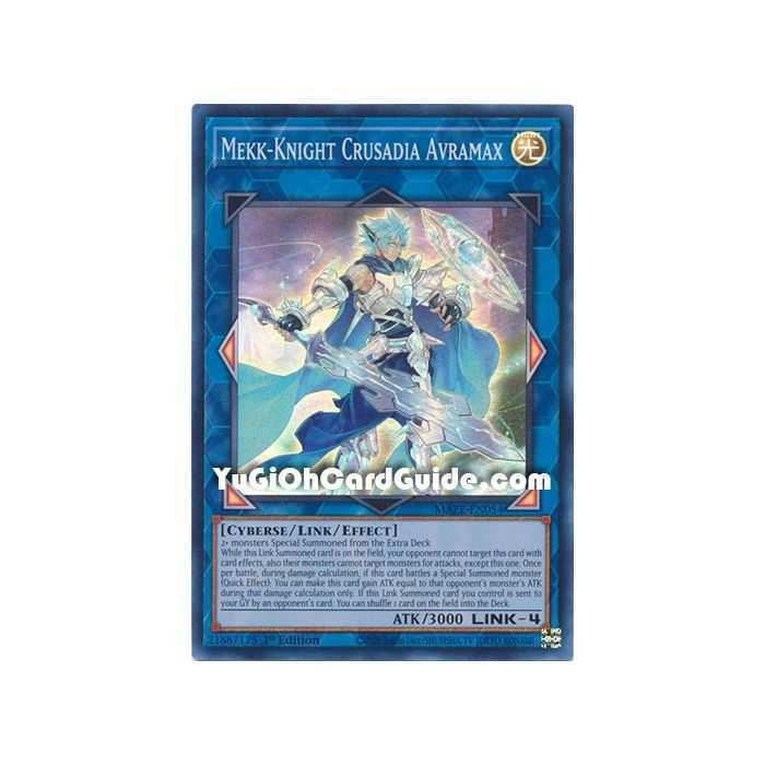 Mekk-Knight Crusadia Avramax (Collector's Rare) – Maze of Memories | Carta YUGIOH en México