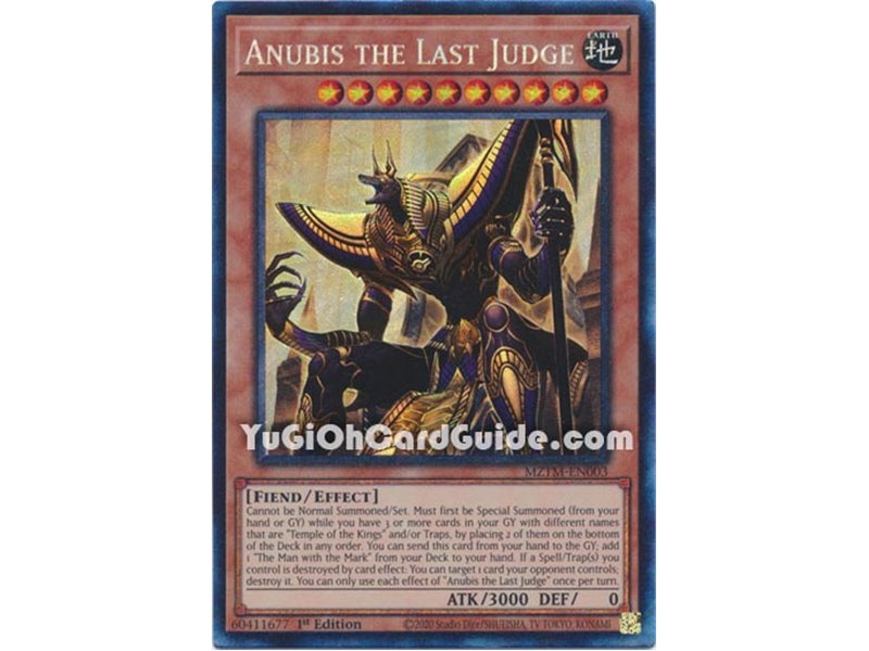 Anubis the Last Judge (Collector's Rare)