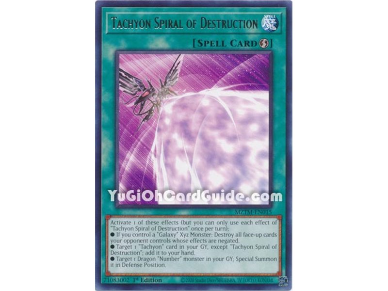 Tachyon Spiral of Destruction (Rare)